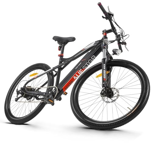 VOZCVOX E Bike Herren Damen Mountainbike Elektrofahrrad 29 Zoll /27,5 Zoll M920 Pedelec 25km/h,13Ah Lithium-Akku,9 Gang All Terrain E-Bike Doppelscheibenbremsen