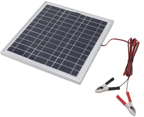 Panneau Solaire Portable 50 W avec une Longue Durée de Vie, Conception à Clip de Batterie et Câble de 3 Mètres pour le Camping, la Randonnée, le Chargement en Extérieur