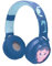 Lexibook, Disney Stitch, Auriculares 2 en 1 inalámbricos y con Cable con Detalles de Stitch, Efectos de luz, Sonido Limitado a 85 dB, Plegables, Ajustables, Recargables, Azul, HPBT015D