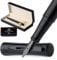 Wordsworth & Black Füllfederhalter-Set, breite Feder, enthält 24 Tintenpatronen, Tinten-Konverter & Geschenkbox, Kalligraphie, [Komplett Schwarz], perfekt für Männer & Frauen