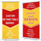 Naispanda Individuelles einziehbares Banner mit Ständer, personalisierbares aufrollbares Banner, personalisiertes Schild für Geschäftskonferenzen, Firmenveranstaltungen, Werbung, Messen,