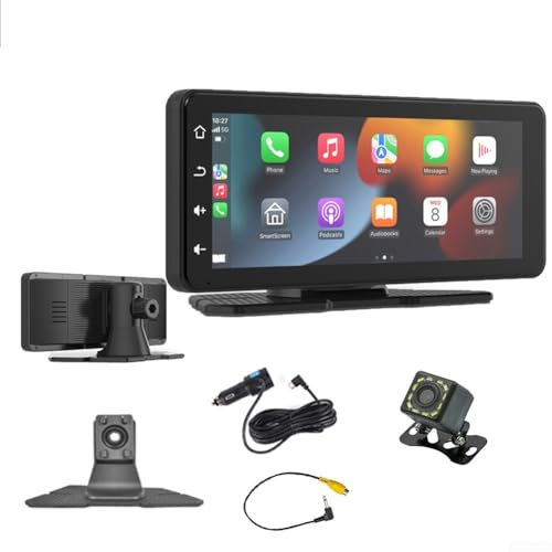 Pantalla táctil para reproductor, pantalla HD de 6 86 pulgadas, múltiples funciones (+ 12 LED)