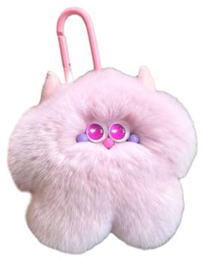 Sxett Elegante portachiavi accessori per auto e borsa a tracolla ciondoli per vestiti, Viola chiaro, Taglia unica