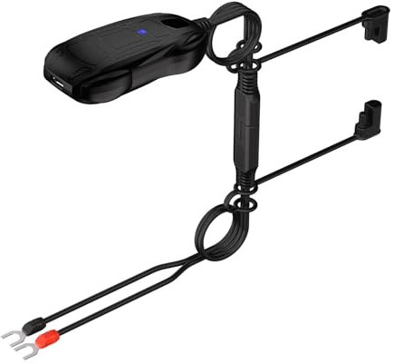 Moto Batteria di Ricarica Moto 6V 12V Adattatore di Ricarica Con Luce LED 30W USB Batteria Cavo di Ricarica