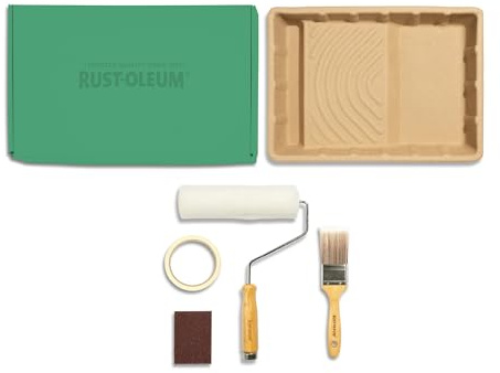 Rust-Oleum Ready to Roll - Eco Paint Kit (Large) - Kitchen Wall Paint Rich Greens