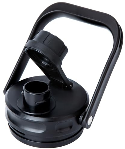 Replacement Lid for RTIC Water Bottle - Steel Handle RTIC Lid Compatible with One Gallon and Half Gallon Only, BPA-Free Leakproof Hydro Jug Cover