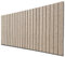 DECCART - Filz Wandpaneele selbstklebend 120x60 cm - Pinnwand - Wandpaneel - 3D Paneele - Wandplatten - Paneele wand - Wall panels - Lamellenwand – Filzbrett – Dunkelbeige