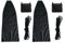 Ersatztuch für Hängeschaukelstühle, ideal für Terrasse und Garten (1 Stück ohne Taschen)