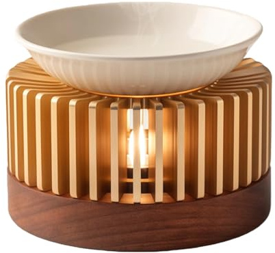 BUERPINKING Duftlampe Für Ätherische Öle, Duftlampe Teelicht Als Stövchen Verwendet Werden Kann, Stövchen, Duftwachs Aromalampe Aus Eloxiertem Aluminium, Aroma Diffuser Für Zuhause,Büro,Spa,Yoga