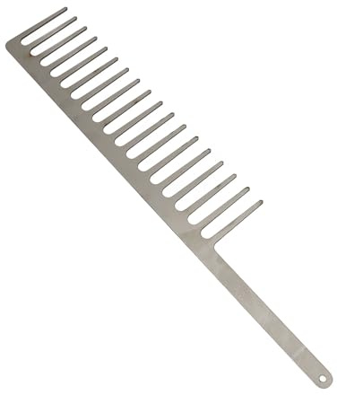 NOENNULL Brochettes de Barbecue en Métal, Rails D'ailes en Forme de Peigne, Brochettes de Barbecue, de D'ailes de Poulet Faciles à Nettoyer pour Pique-niques en Plein Air, Camping