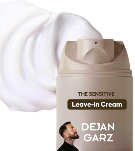 Dejan Garz Sensitiv Leave-In Cream für trockenes & strapaziertes Haar – Parfümfrei & Ohne Duftstoffe – Anti-Frizz Haarcreme mit Haferöl & Squalan – Haarpflege Damen Feuchtigkeit & Glanz (150 ml)