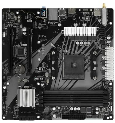 schede madri Scheda madre Fit For ASROCK B450M/AC supporta CPU 5800X3D 5700X 5600X 5600G 1700X 2700X AM4 4xDDR4 M.2 NVME HDMI mATX