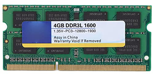 Aumotop Modulo di Memoria RAM Xiede DDR3L Ad Alte Prestazioni per Giochi Portatili e Uso in Ufficio 4 GB 1333 Mhz/1600 Mhz (1600 4GB)