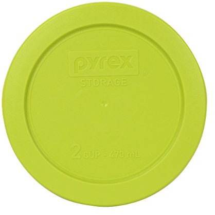 Pyrex 7200-pc 2 Tasse edmamame grün Runde Kunststoff Deckel 2 Cup Edamame Green