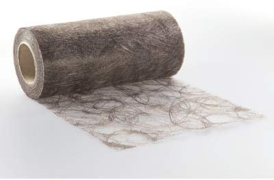 Protinam Sizoweb 20cm x 25m Tischläufer Tischband in Taupe zur Dekoration wie Sommer, Ostern, Weihnachten oder Hochzeiten abgelängt (25m, Taupe 9150)