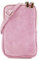 modamoda de T210 Damen Wildleder Rauleder Handytasche 6,7 Zoll Umhängetasche handmade in Italy, Farbe:Pastellviolett/Wildleder