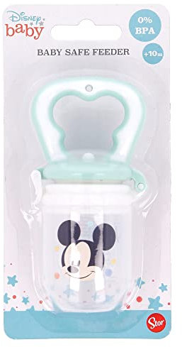 Grignoteur De Fruits & Légumes - +10 Mois - Avec Couvercle De Protection Aux Impuretés - DISNEY Baby Mickey Mouse