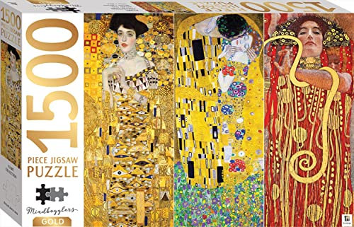 Mindbogglers Gold 1500-Piece Jigsaw: Klimt Collection