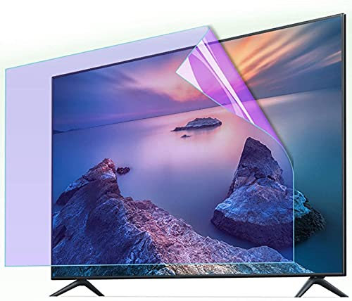 Pellicola protettiva per schermo TV antigraffio 32-75 pollici, filtro anti riflesso, per LCD/LED/OLED QLED 4K HDTV/trasparente 50 (39 pollici)