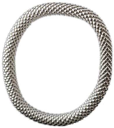 Lambada Armband Silberarmband Zugband flexibel 925 Sterling Silber Armreif | Länge: 18-21 cm
