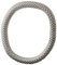 Lambada Armband Silberarmband Zugband flexibel 925 Sterling Silber Armreif | Länge: 18-21 cm