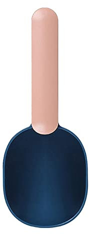 FOUTP 1 Pièce Pelle à Nourriture pour Animaux - Pelle pour Aliments Chiens Animaux de Compagnie Poignée avec Clip sous Chien Chat Livre Pelle Soutirage Cuillère Cuisine (Rose)