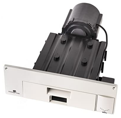 Sweepovac Big Kick Built-In Under-Counter Kitchen Vacuum – Sleek, Space-Saving Design for Homes, Apartments, RVs, and Motorhomes – Powerful Suction, Easy Installation, Silver Finish