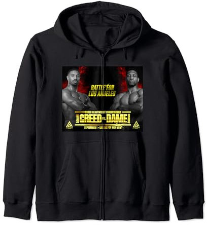 Creed vs Dame Poster gelb Kapuzenjacke