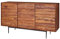 möbelando Sideboard WL5.635 Sheesham Massivholz 150x81x41 cm Landhaus Kommode | Design Anrichte Groß | Hoher Kommodenschrank mit 3 Türen Holz Massiv | Standschrank Wohnzimmer Modern