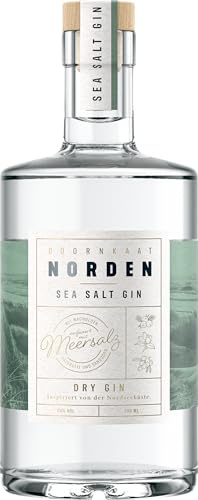 Doornkaat I Norden Sea Salt Gin I 3 Botanicals I Wacholder, Hagebutte und Sanddorn I Feine Note von Nordsee-Meersalz I 0,7l I 40% vol.