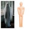URPIZY Aufblasbare Körperpuppe in voller Größe, 152 cm, PVC, Halloween-Requisite, Halloween-Dekoration, aufblasbare Körper-Requisite zum Verkleiden und Kostümdisplay (1 Packung)