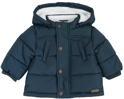 Chicco Giubbino Con Cappuccio, Caldo giubbino invernale con cappuccio staccabile Bimbo 0-24, Blu (2), 0 mesi