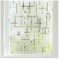 Finnez - Adhesivo Decorativo para Ventana con Aspecto Esmerilado estático para Oficina en casa, Sala de Estar, Cocina (patrón de Cruz) (75 × 200 cm)