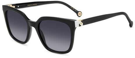 CAROLINA HERRERA Brille HER 0236/S Größe 53-20 mm Schwarz Weiß