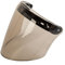 ADovz Motorrad-Helm-Visier-Schild 3-Snap-Design Open Face-Helm-Visier Compatible with Motorrad-Enthusiasten,dauerhaft