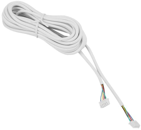 AOWINHIT Pratico Cavo di Trasmissione Stabile in Filo di Rame a 5 Conduttori con 2 Connettori per Cavo di Backup,Allarmi