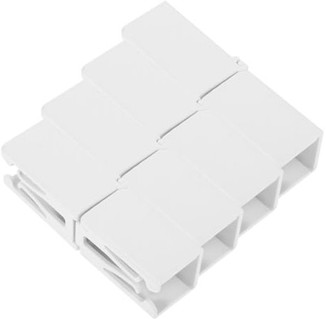 Warmhm 4-teiliges Rv-vorhangschienen-set – Flexibler Vorhangschienenverbinder Für Zuhause – Deckenschiene