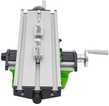 SICHENSH Kreuztisch Frästisch, Multifunktions Kreuz X-Y Schiebe, Mini Multifunktion Arbeitstisch, Kreuztisch Fräsmaschine Verbundbohren Gleittisch, Fräsen Arbeitstisch, 310 x 90 mm