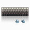MageGee MK-Box 60% Gaming Tastatur Deutsch QWERTZ Layout, Hot-Swap-fähige kompakte kabelgebundene mechanische RGB-Tastatur mit Eva-Dämpfungsschaum, Blue Whale-Schalter für Win/Mac, grau