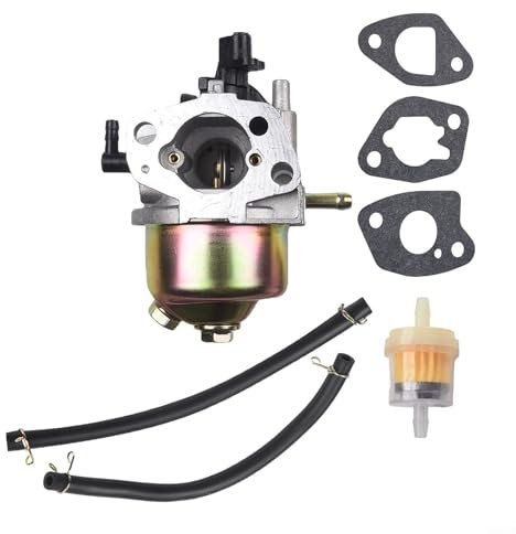 Carburettor for Carb Replacement for Mountfield HP414, M411PD, for RS100, and SP414 Lawn Mower with Gasket Fuel Filter, Garden Power Equipment Parts Accessories, Easy Installation