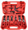 Hose Clamp Pliers Set 9 Piece Flexible Spring Long Hose Clip Pliers Carbon Steel Automotive Car Maintenance Repair Tools with Case for Fuel Pipes Oil Pipes Radiator for Fuel Pipes Oil Pipes Radiator
