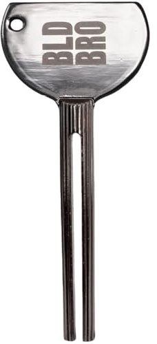 BLD BRO Key - Premium Metal Tube Squeezer for Aluminium Tubes | Polished Gunmetal Design, Reduces Waste & Gets Every Drop