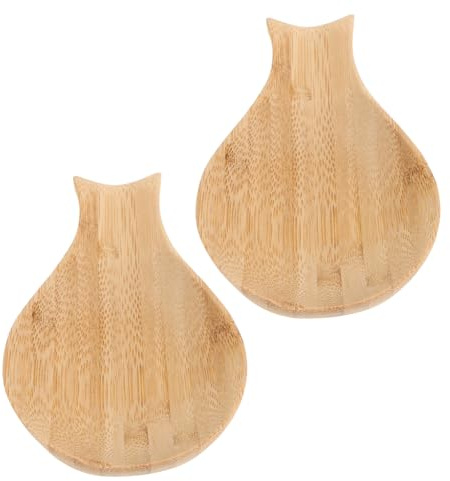 BESTYASH 2 Piezas Soporte De Descanso De Estufa Controllado De Contaje Soporte De Utensilios De Cocina En Cuenca Rústica