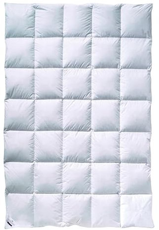 Billerbeck Bettdecke Clivia 90 – 135 x 200 cm – Ganzjahresdecke – Daunendecke mit 90% Daune, 10% Federn – Wärmestufe Mittel