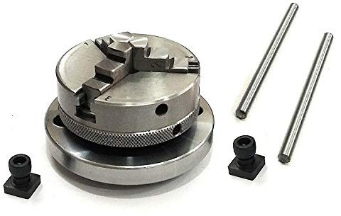 Assorts 65 mm- 3 Jaws Self Centering Chuck with Back Plate & T-nuts for Milling