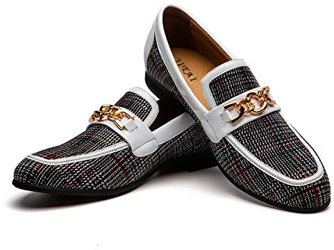 JITAI Scarpe Formali da Uomo Mocassini da Uomo Casual in Pelle da Scarpe Uomo Mocassini