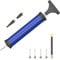 DDUO Portable Ball Pump,Air Pump Inflator Kit with Needle,Nozzle, Extension Hose Hand Pumps for Basketball Football Volleyball Water Polo Rugby Exercise Sports Ball Inflatables