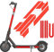 Aloskart Scooter Aufkleber für Xiaomi, Scooter Reflektor Aufkleber Set für Roller Ninebot, Scooter Sticker, Elektroroller Zubehör