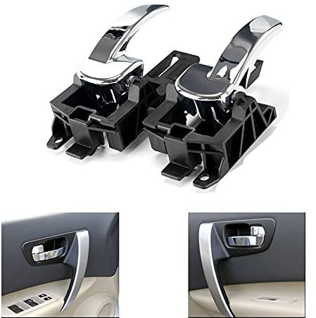 KASturbo Door Handle for Qashqai Left Right Front Rear Interior Inner 2007 2008 2009 2010 2011 2012 2013 80670JD00E 80671JD00E