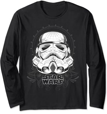 Star Wars Stormtrooper Helmet Tattoo Long Sleeve T-Shirt